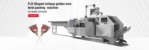 FLD-FLAT LOLLIPOP GOLDEN WIRE WIRE PACKING MACHINE ، آلة التعبئة والتغليف